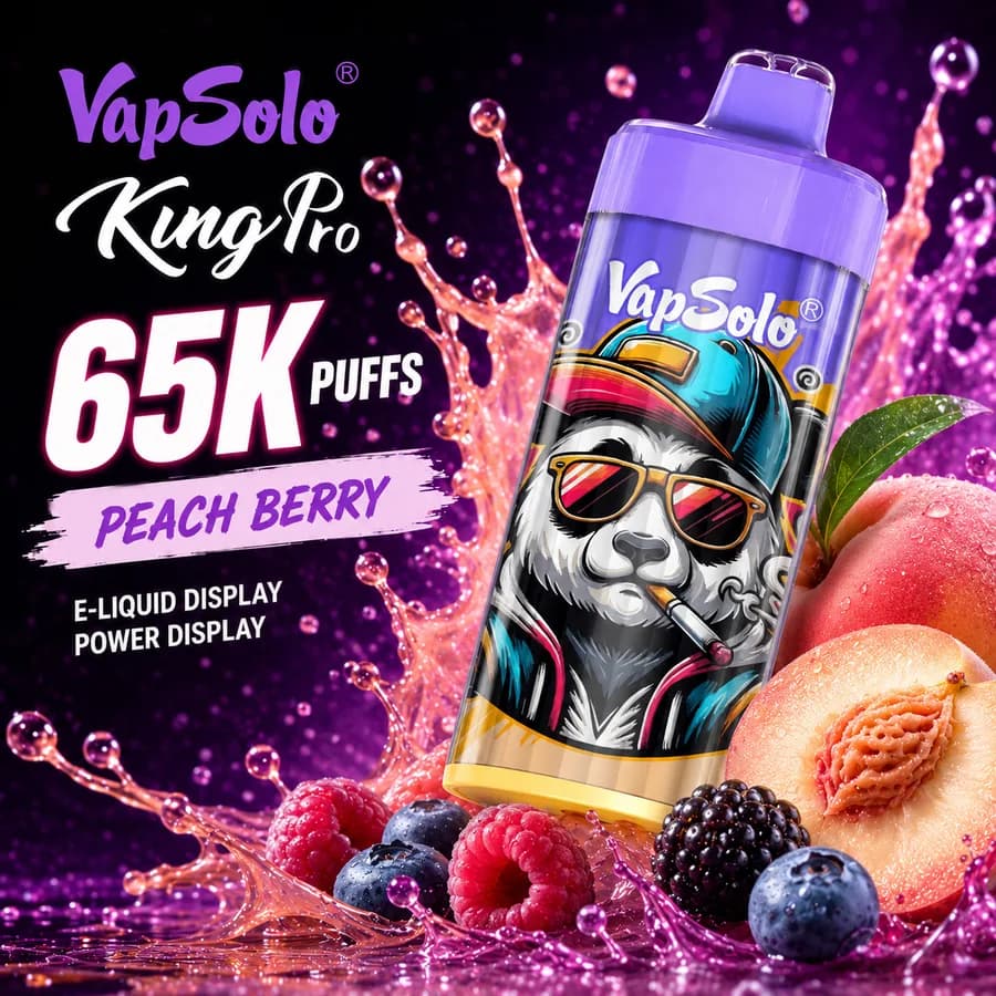 Melocotón y frutos rojos