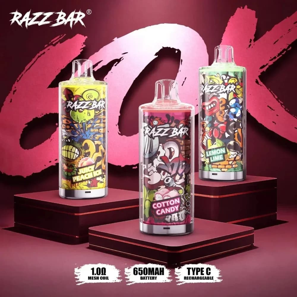 Pack 2 uds. Razzbar 60K Crystal